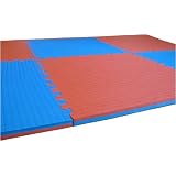 96 Sq. Ft. (3/4 Inch Thick, 24 Tiles, Double Sided + Borders) 'We Sell Mats' Anti-fatige Interlocking EVA Foam Flooring-each Tile 2' x 2' x 3/4" thick.