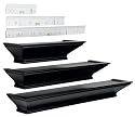 Burnes of Boston LL2932 Level Line  Black 3 piece Ledge Set