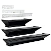 Burnes of Boston LL2932 Level Line  Black 3 piece Ledge Set