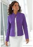 Chadwicks Mandarin-Collar Blazer