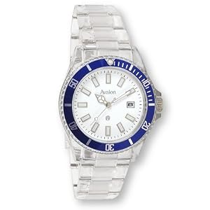 Avalon Chiasso Series Clear Plastic Sport Watch # 7408-4