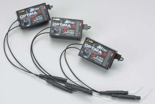 Hitec RCD 29433 Optima 9 9 Channel 2 4GHz Receiver Triple Pack
