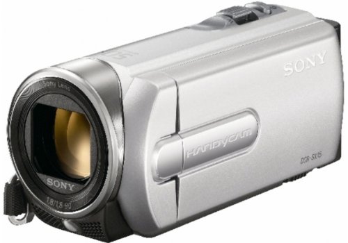 Sony DCR-SX15ES SD Camcorder (50-fach opt. Zoom, 6,8 cm (2,7 Zoll) Display, bildstabilisiert) silber
