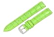 Grass Green Croco 18mm Watch Band Fits Philip Stein Small Size 1 (With Built in Quick Release Pins) !!!! by Clockwork Synergy, LLC