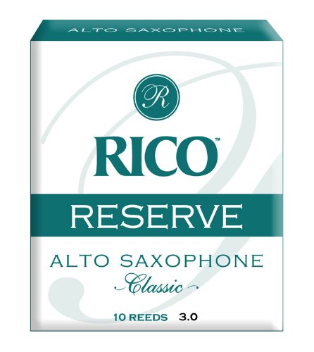 Rico Reserve Classic Alto Sax, Strength 3.0, 10 Pack