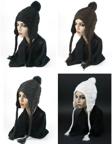 Women's Trapper Knit Winter Ear Flap Hat P212