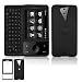 Premium Black Rubberized Coated Hard Cover Snap-On Protective Case for HTC FUZE Touch Pro (GSM) [Beyond Cell Packaging]
