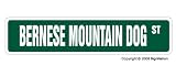 BERNESE MOUTAIN DOG -Street Sign- collectable dog lover great gift