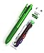 Pilot Frixion Ball 3 3 Color Gel Ink Multi Pen,fine Point -0.5mm-black/blue/red Inks Light Green Body &3 Colors Gel Ink Pens Refills Value Set