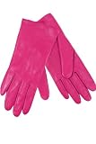 Pink Leather Gloves – Size Medium