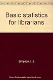 Basic statistics for librarians