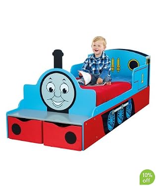 World's Apart Thomas the Tank Engine Feature Bed - Blue