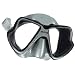 Mares X Vision LiquidSkin Scuba/Snorkeling Mask. Silver/Yellow Frame, Part Yellow Silicone Skirt.