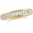 14K Yellow Gold Diamond Wedding Band Duo - Lady's Ring - 1.10 Ct.