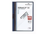 Produkt-Bild: Durable 220028 Klemm-Mappe Duraclip Original 30, Hartfolie, bis 30 Blatt A4, nachtblau, 25er Packung