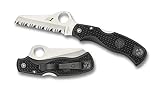 Spyderco Saver Salt Rust Free Serrated Edge, Black