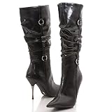 Michael Antonio Loveta Knee-High Boots 6 Black