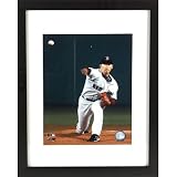 (13x16) Framed Boston Red Sox Daisuke Matsuzaka on the Mound Sports Poster Print