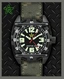 Rogue Warrior Red Cell Black Camo Digital Band 200M GMT Watch