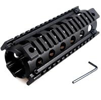 Military Gear AR-15/M4 Aluminum Carbine Quad Rail 4-Weaver/Picatinny Rail Aluminum Handguard by Ade Advanced Optics from Ade Advanced Optics
