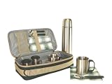 Luxury Outdoor Flask Pack in Forest Green