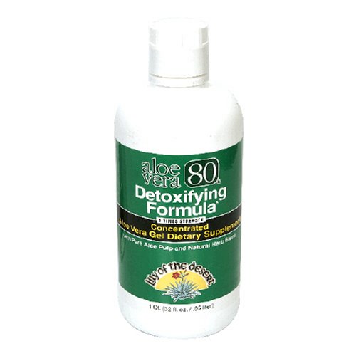 Lily of the Desert Aloe Vera 80 Concentrated Aloe Vera Gel, Detoxifying Formula , 32... by Aloe Vera Gel