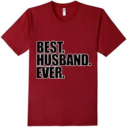 "Best Husband Ever" American Apparel Brand T Shirt - Male Large - Cranberry