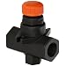 Hayward Glass Filled Polypropylene Needle Valve, FPM Seal, 3/8" Threaded