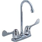 Buy Delta Commercial 2171LF-WBHHDF Classic Two Handle Blade Bar Prep Faucet, Chrome by Delta
