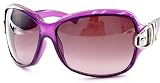 Gucci - New Gucci Sunglasses GG 2591/S 2591S BMJMD Buckel Logo Shaded Pink Lens Violet Frame Size: 	 67-15-100