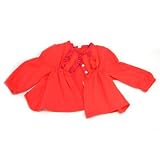 Jean Bourget - Redish pink snap closure cardigan