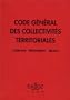Code g�n�ral des collectivit�s territoriales: Commune, d�partement, r�gion