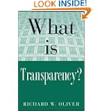What is Transparency? (What Is the What Is . . . Series)'