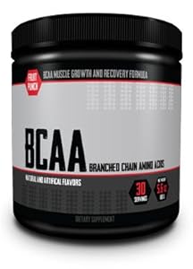 100% Pure BCAA Powder - Muscle Growth & Recovery Formula - Branch Chain Amino Acids 2:1:1 Instantized Powder (1)