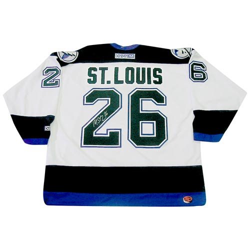 Frozen Pond Tampa Bay Lightning Martin St. Louis Autographed Jersey