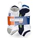 Skechers Boys 6 Pack Rib Cuff Socks,Multi,7-8.5