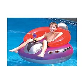  UFO Inflatable Spaceship Squirter Pool Float Toy