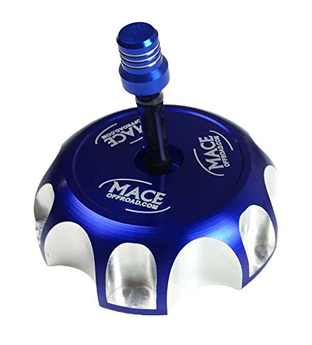 NEW BLUE BILLET CNC FUEL GAS CAP FITS RAPTOR 125 250 350 660, WARRIOR 350, BLASTER 200, YFZ 450/R