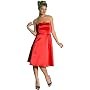 Strapless 50s Satin Formal Bridesmaid Prom Dress in Many Colors and Up to Size 3X