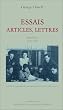 Essais, articles, lettres, tome 2