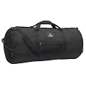 Large Utility Duffel Bag - Black (18x36")