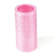 Pack of 6 Pink Battery Operated Flameless LED Wax Pillar Candles 6"