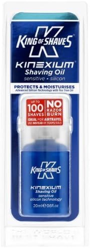 King of Shaves Kinexium Shaving Oil Sensitive, ?Silicon Bottle with Pump 20 ml by The King of Shaves Company Ltd (English Manual)