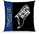 Biederlack Tampa Bay Devil Rays Vertical Stitch Pillow