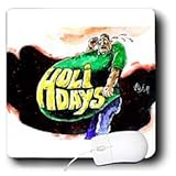 Rich Diesslins Cartoon Days of Christmas TCDC - VAL Cartoon about Holiday Overeating - Mouse Pads