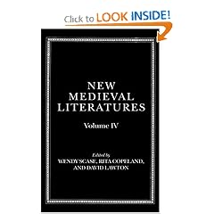 New Medieval Literatures: Volume IV (New Medieval Literatures)