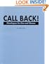 Call Back!: Monologues for Men & Women