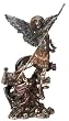 ARCHANGEL SAINT ST MICHAEL SLAYING THE SATAN Statue Sculpture Bronze Finish