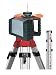 Robotoolz RT-5250-2XPKT High-Powered, Auto Leveling Level and Manual Plumb Rotational Laser with New 123 Tripod and 9 Grade Rod Kit