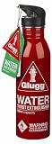 Wild and Wolf Drinks Bottle - British Style Red Fire Extinguisher